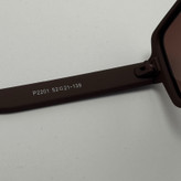 عینک آفتابی پلاریزه ریبن مستطیلی قهوه ای کد rayban RB 2201 (ارسال رایگان)