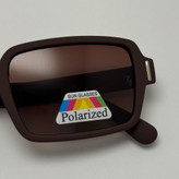 عینک آفتابی پلاریزه ریبن مستطیلی قهوه ای کد rayban RB 2201 (ارسال رایگان)