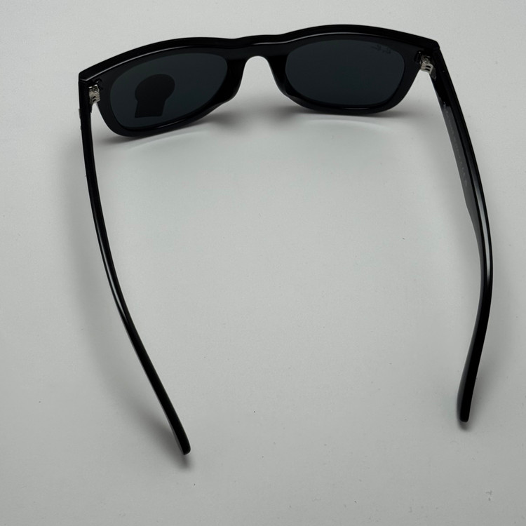 عینک آفتابی ریبن ویفرر شیشه سنگ تمام مشکی به همراه پک کامل ریبن Rayban WAYFARER RB 0502S (ارسال رایگان)
