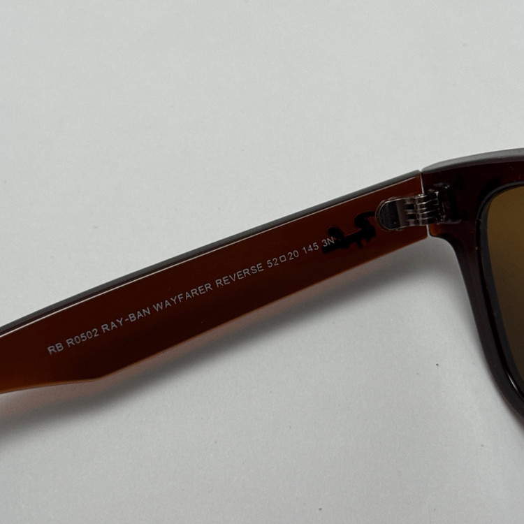 عینک آفتابی ریبن ویفرر شیشه سنگ قهوه ای به همراه پک کامل ریبن Rayban WAYFARER RB 0502S (ارسال رایگان)