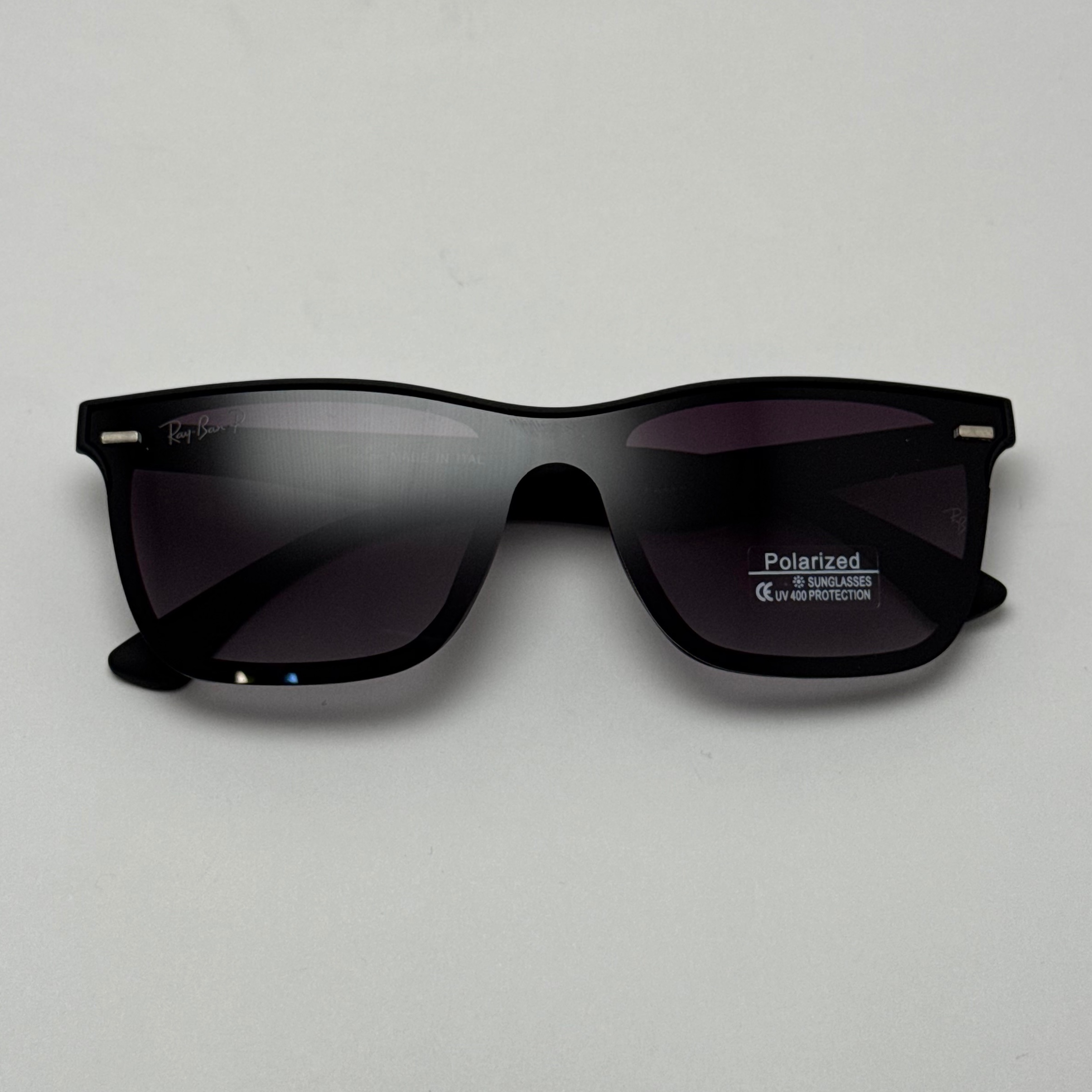 عینک آفتابی پلاریزه ریبن rayban تمام مشکی کد p2222 (ارسال رایگان)