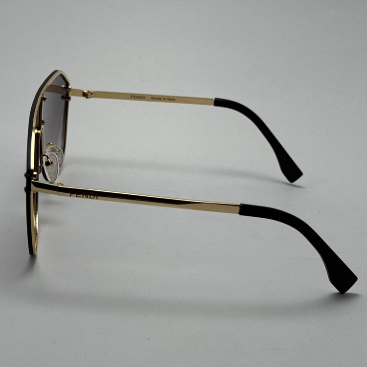 عینک آفتابی فریم لس فندی FENDI مشکی کد 2 (ارسال رایگان)