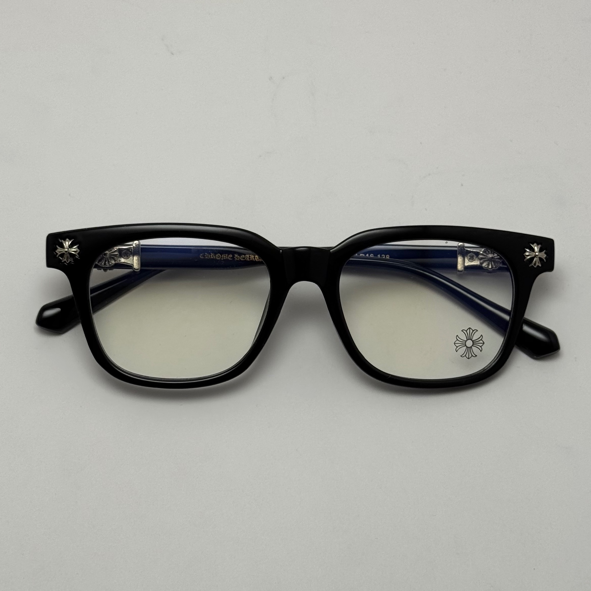 عینک بلوکات کروم هارتز مشکی نقره ای Chrome Hearts 2273 با پک کامل کروم هارتز - کیفیت مستر (ارسال رایگان)