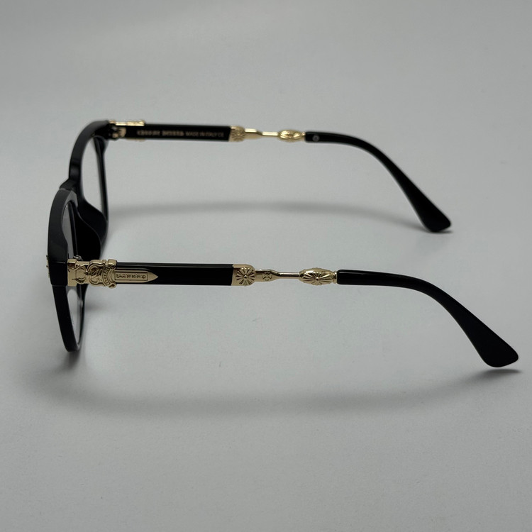 عینک بلوکات کروم هارتز مشکی طلایی Chrome Hearts 2272 - کیفیت مستر (ارسال رایگان)