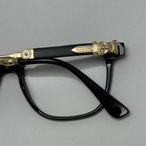 عینک بلوکات کروم هارتز مشکی طلایی Chrome Hearts 2272 - کیفیت مستر (ارسال رایگان)