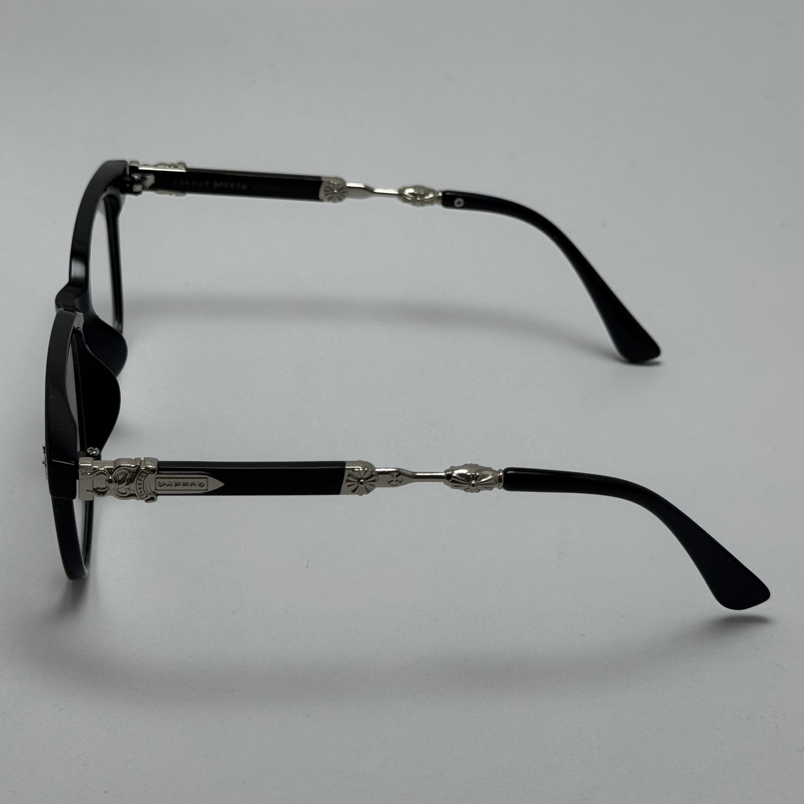عینک بلوکات کروم هارتز مشکی نقره ای Chrome Hearts 2272 - کیفیت مستر (ارسال رایگان)