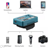 اینورتر چند کاره (وارداتی) Intelligent Inverter converter multifunctional دارای باتری 48 ولت و چراغ قوه ایکس