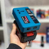 اینورتر چند کاره (وارداتی) Intelligent Inverter converter multifunctional دارای باتری 48 ولت و چراغ قوه ایکس