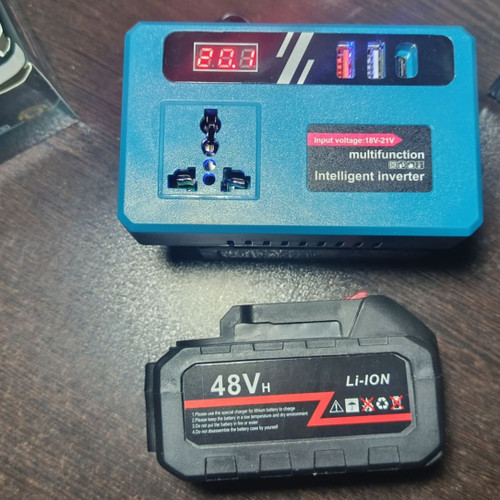 اینورتر شارژی چندمنظوره ( وارداتی ) مدل intelligent inverter converter دارای چراغ قوه ایکس