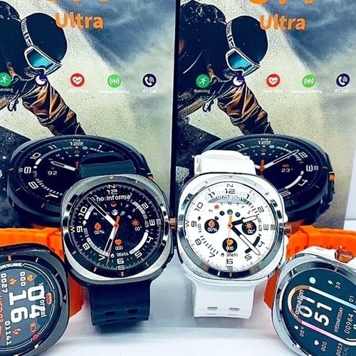 ساعت هوشمند گرد GT88 ULTRA MAX دو بند سوپر امولد بالاترین کیفیت بازار فروش تک به قیمت عمده پرفرووش