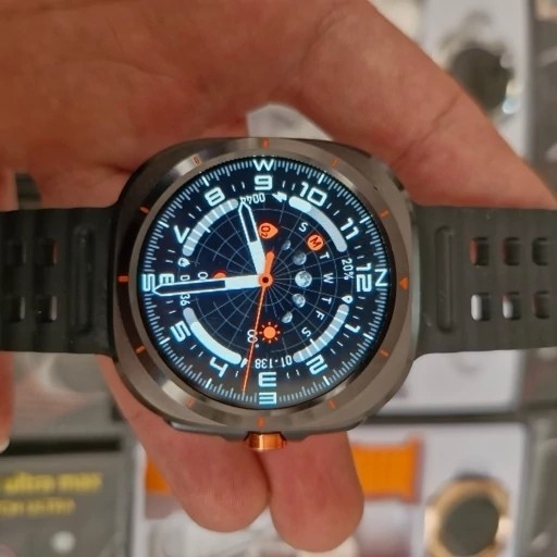 ساعت هوشمند گرد GT88 ULTRA MAX دو بند سوپر امولد بالاترین کیفیت بازار فروش تک به قیمت عمده پرفرووش
