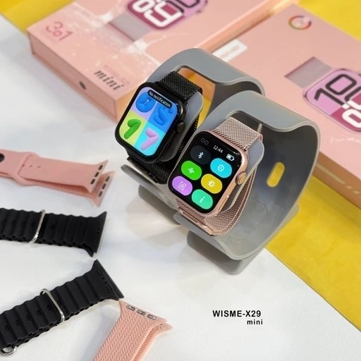 ساعت هوشمند WISME X29 mini اورجینال تمام صحفه 3 بند فلری حصیری پرفرووش