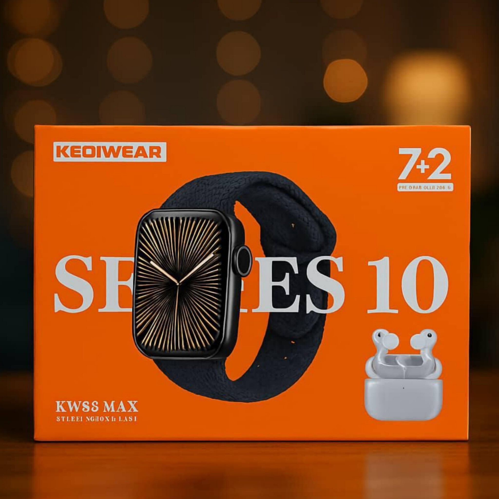 ساعت هوشمند KW 55 MAX هفت بند + ایرپاد پرو ورژن 2026 ( بالاترین کیفیت بازار ) پرفرووش