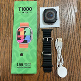 ساعت هوشمند T1000 اصلی 2024 بالاترین کیفیت بازار ++A اورجینال تمام صحفه پرفرووش