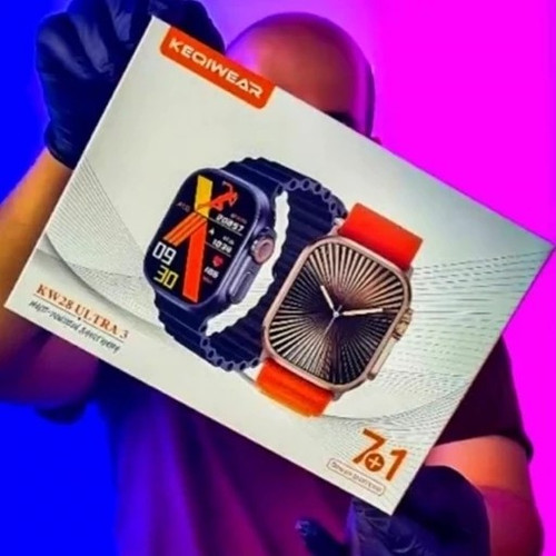 ساعت هوشمند KW28ULTRA3 هفت بند ورژن 2025 بالاترین کیفیت بازار بشرط پرفرووش