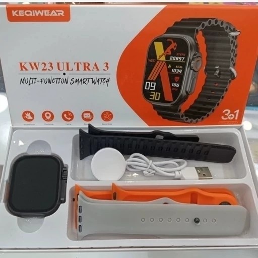 ساعت هوشمند KW23ULTRA 3 سه بند ورژن 2026 بالاترین کیفیت بازار تمامی امکانات خرید به قیمت عالی پرفرووش
