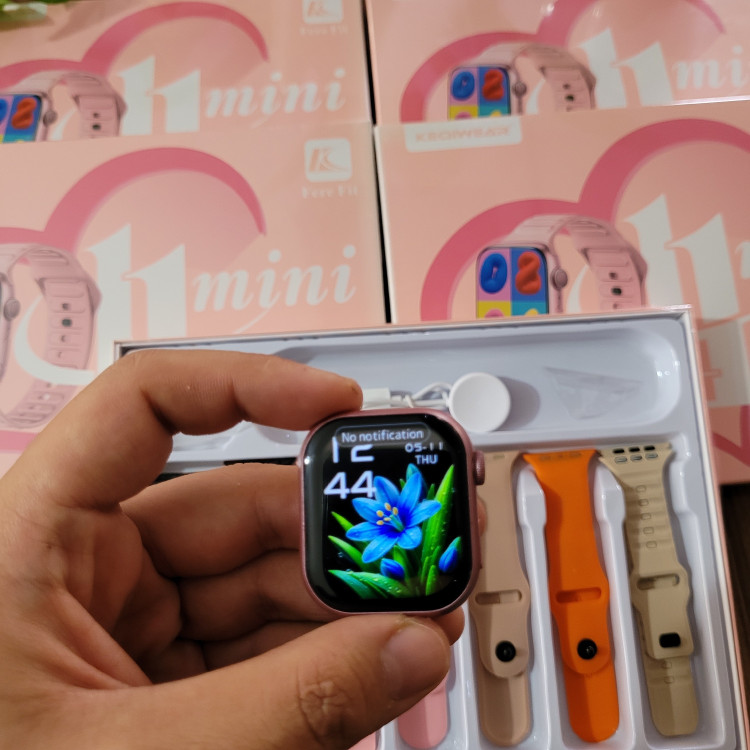ساعت هوشمند KW87 mini هفت بند ورژن 2026 تمام صحفه اورجینال پرفرووش