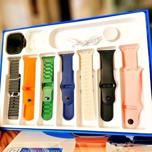 ساعت هوشمند 7 بند با گارد محافظ K9ULTRA PROMAX سه کلید فعال امولد سری 10 پرفرووش