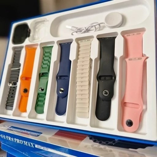 ساعت هوشمند 7 بند با گارد محافظ K9ULTRA PROMAX سه کلید فعال امولد سری 10 پرفرووش