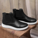 (اقساط 12 ماهه) نیم بوت مردانه کشی مدل آراز رنگ مشکی ارسال رایگان*کفش مردانه*کفش زنانه*کفش شیک*کفش مجلسی پرفرووش