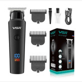ماشین اصلاح وی جی آر VGR مدل 937 نمایشگر شارژ باتری گادی بزرگ پرفروش باحداقل سود ارسال رایگان ایکس