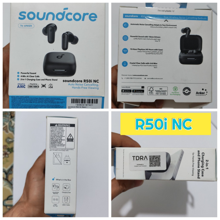 هندزفری بلوتوثی انکر Soundcore r50i - مقاوم در برابر آب و تعریق پرفروش ترین ایرپاد بازار پرفروش
