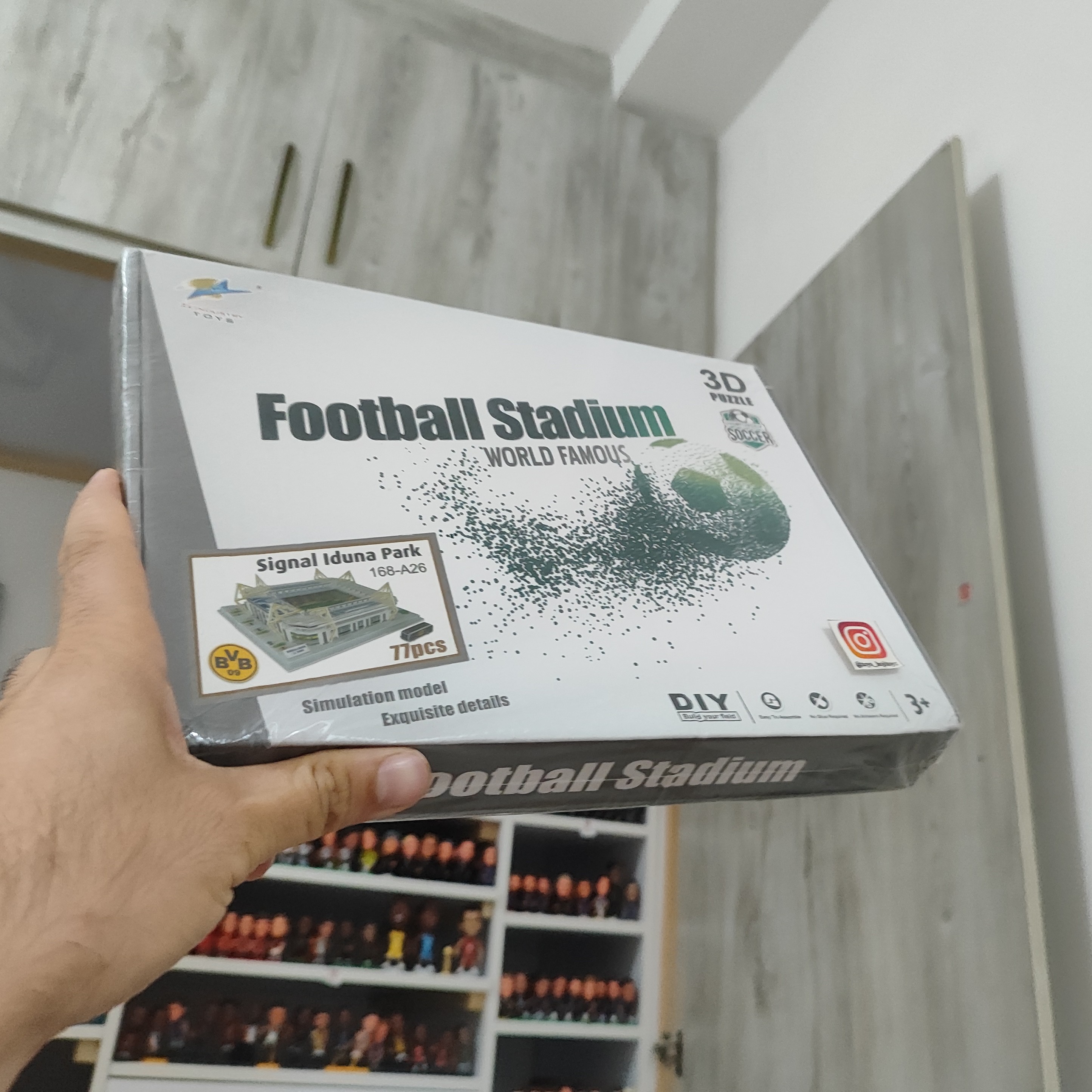 پازل سه بعدی استادیوم دورتموند ورزشگاه وستفالن سیگنال ایدونا پارک pazzle signal iduna park 3d