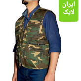 جلیقه تاکتیکال چریکی استتارشکاروماهیگیری دارای آستر داخلی تولید ایران