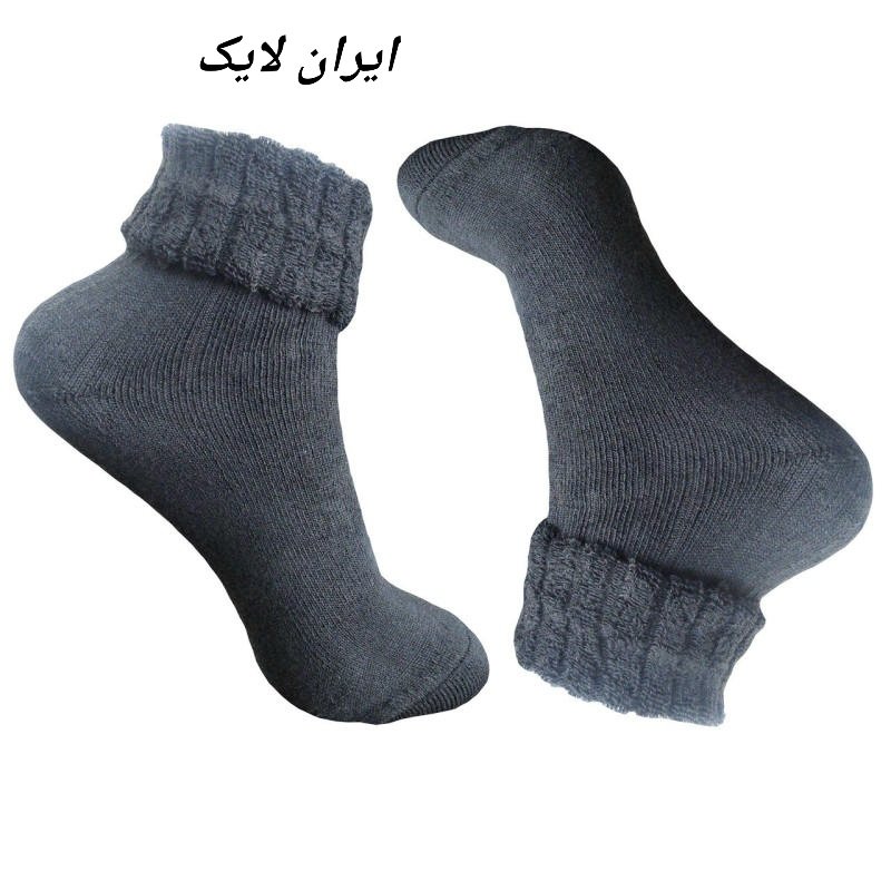 جوراب حوله ای مردانه و زنانه رنگی جوراب ضخیم ساق کوتاه   جوراب ساق کوتاه ضخیم زمستانی  جوراب مچی زمستانی
