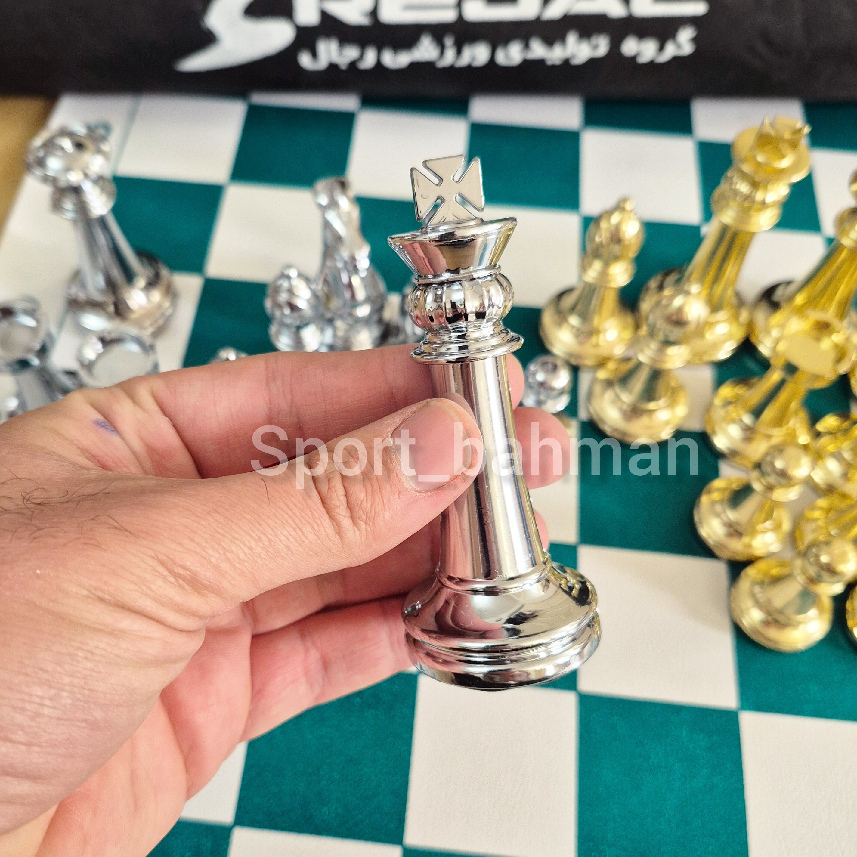 شطرنج لوکس رجال قوطی استوانه ای