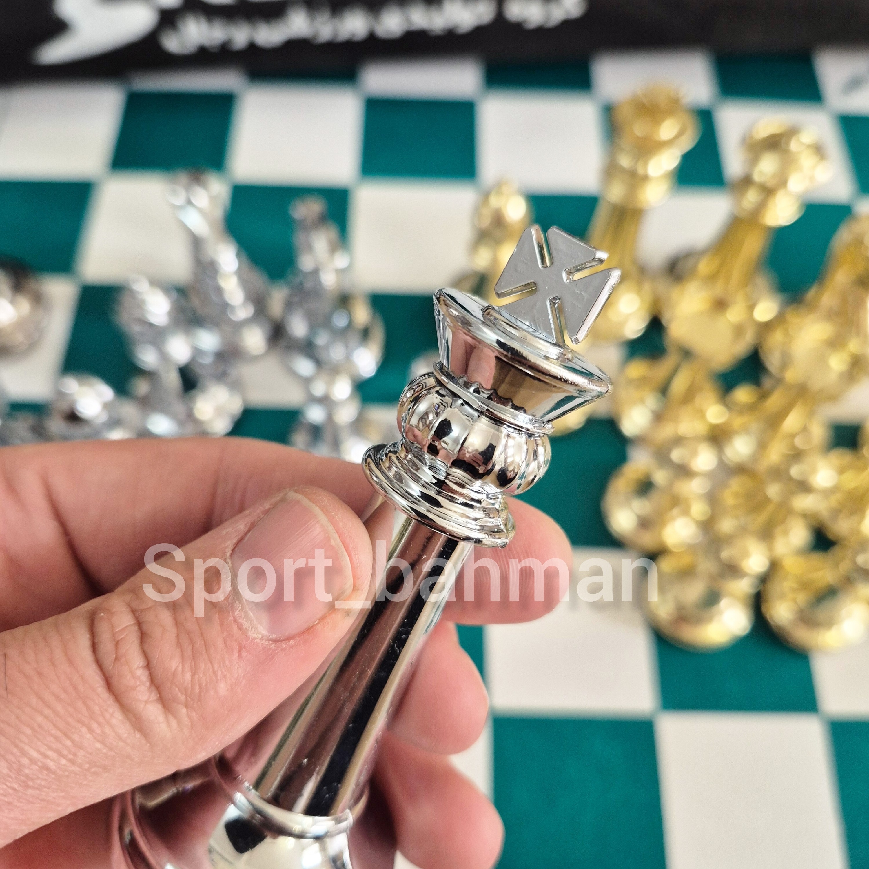 شطرنج لوکس رجال قوطی استوانه ای