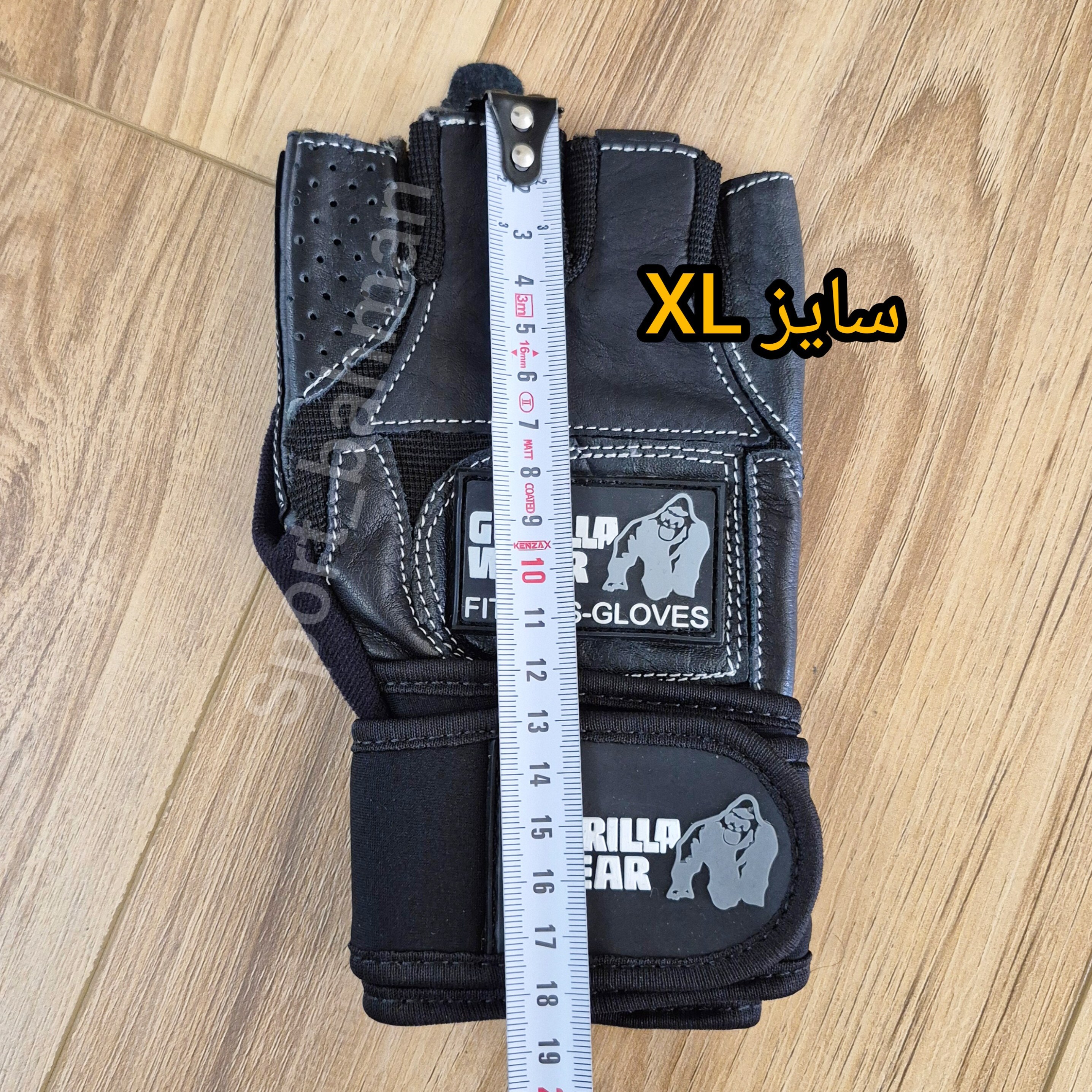 دستکش بدنسازی چرم گوریلا