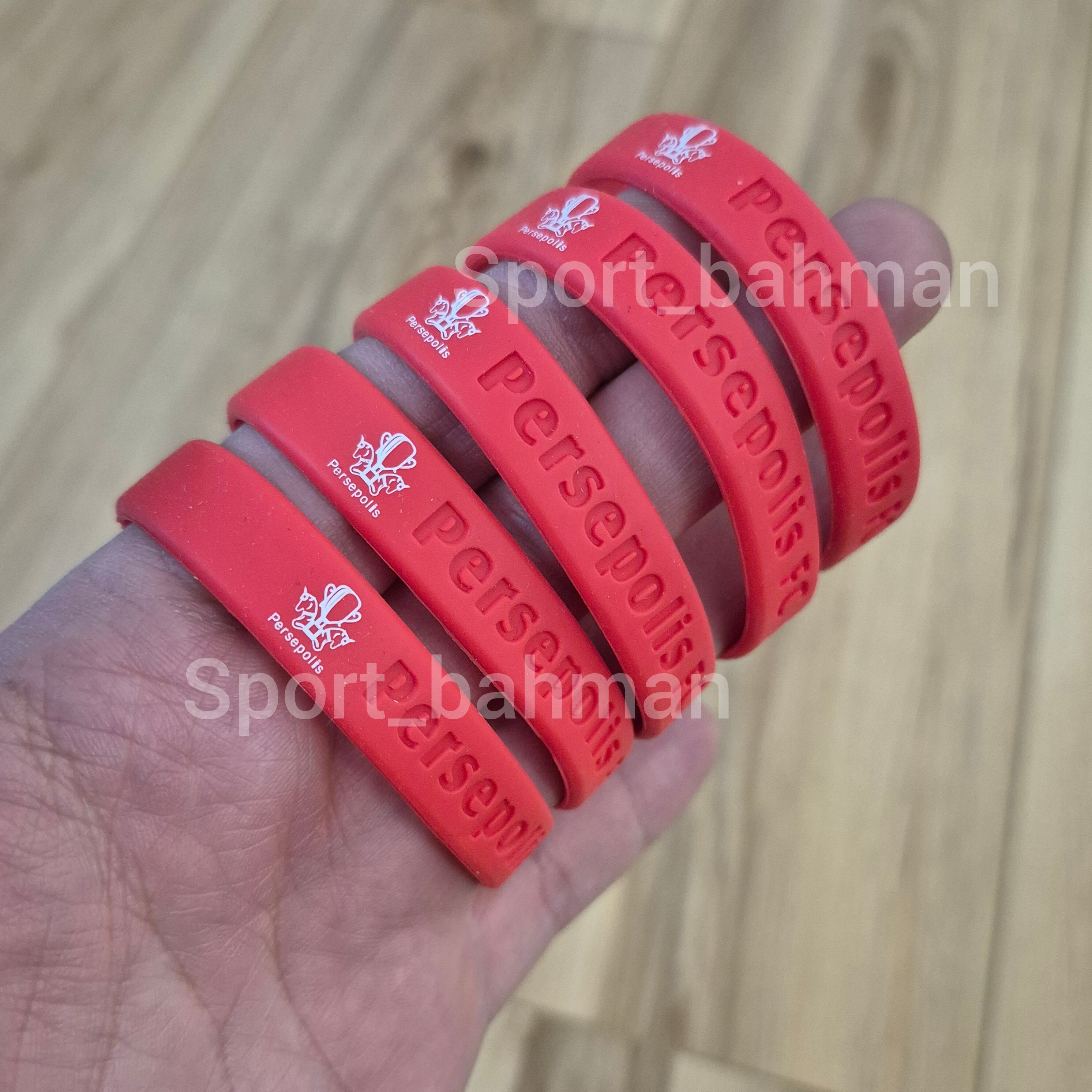 دستبند ورزشی سیلیکونی خارجی پرسپولیس